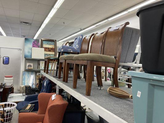 Beautiful set of wood chairs