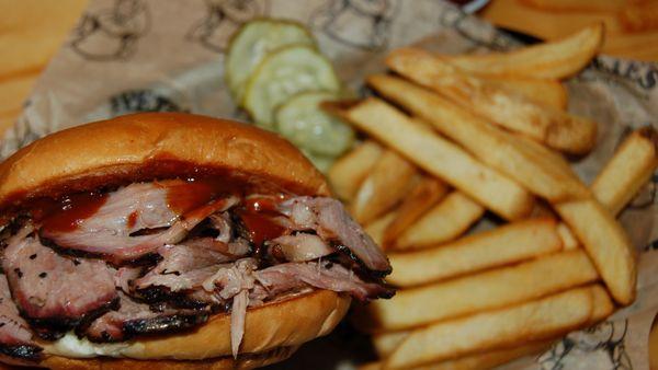 Sliced Brisket Sandwich comin' in hot!