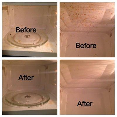 inside microwave before and after pictures