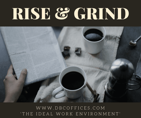 Grab a Cup of Coffee & Let's Work. #coworking #Grind #idealworkenvironment