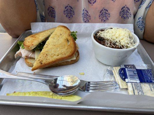 Blt  with stout chili