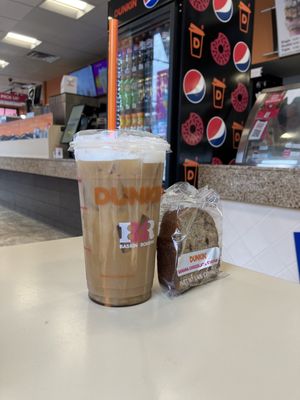 Banana Chocolate Chip Bread & Churro Cold Brew Coffee w/ Cold Foam