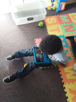 Learning on the tablet