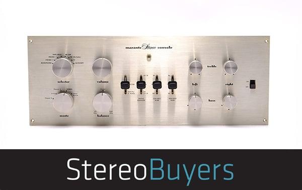 StereoBuyers even buys non working stereo equipment! This Marantz Model 7 Tube Stereo Preamplifier was recently bought in NYC.