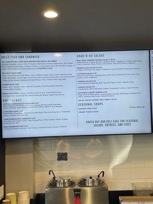 June2023 - New Belly Deli menu includes Steve's Sandwiches (from original Bruno's menu)