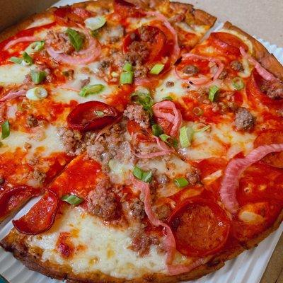 Butcher pizza