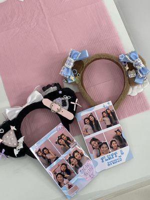 custom headbands and photobooth prints