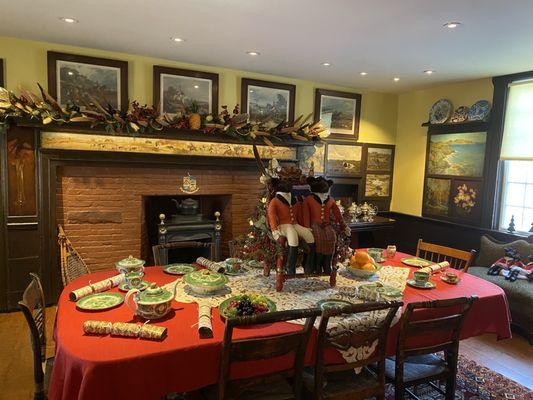 Dining room inside Florence Griswold House