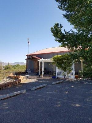 Entrance to tasting room