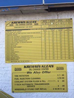 Krewsin' Klean Carwash and Lube