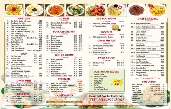 NEW MENU