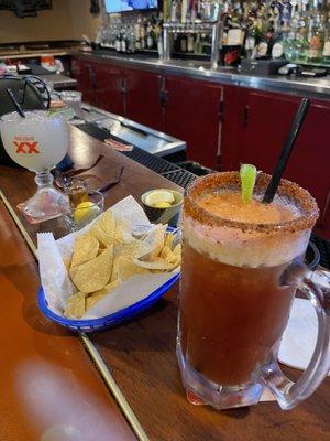 Delicious Michelada & Margaritas. They make their own mix