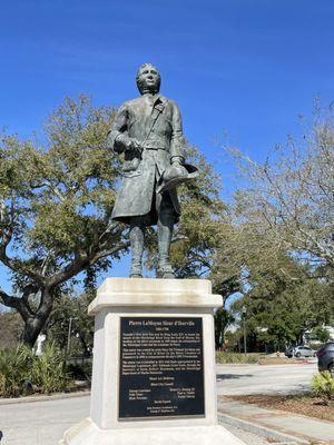 Statue of Pierre Le Moyne d'Iberville