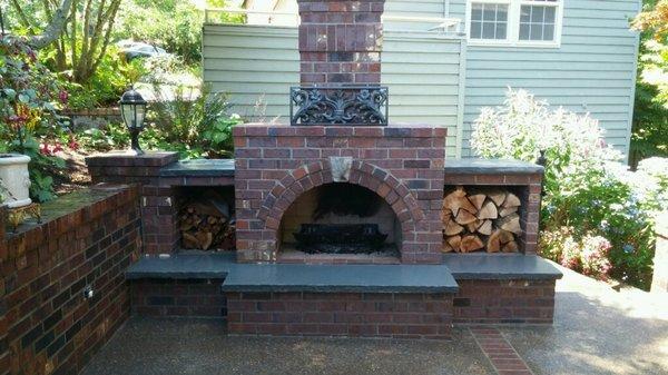 Outdoor Fireplace