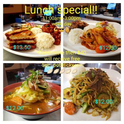 Lunch special at T&N