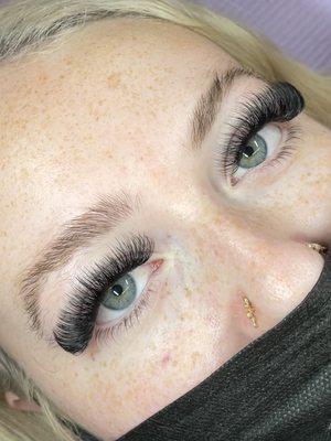 Double lash extensions