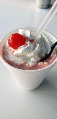 Strawberry milkshake