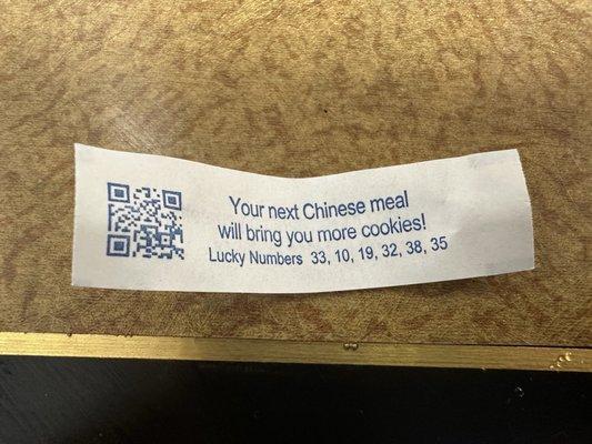 Fortune cookie