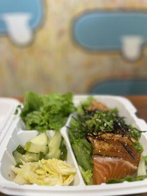 Miso Dynamite Salmon (all salad no rice)