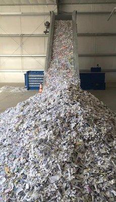 Shredded Paper Baling Machine for Recycling