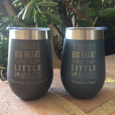 Engraved teacher's gifts