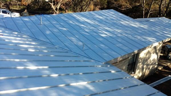 Standing seam metal