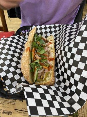 Pork bahn mi