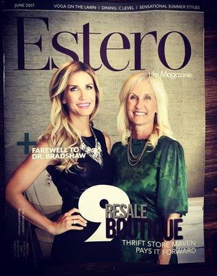 This June we were featured as the Cover Story highlighting the mission behind our "Pay It Forward" Resale Boutique