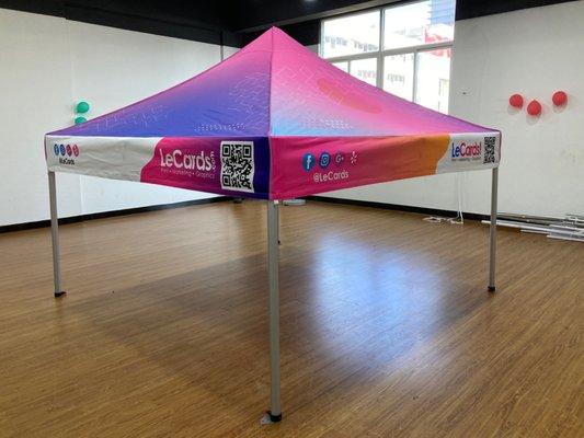 Custom Canopy printing