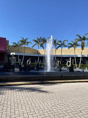 Fountain at one of the entrances