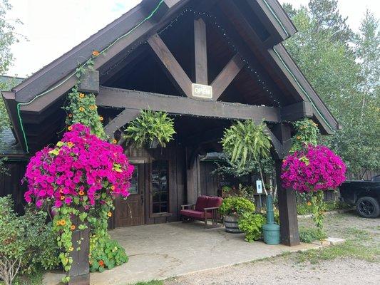 Entrance to the restaurant.