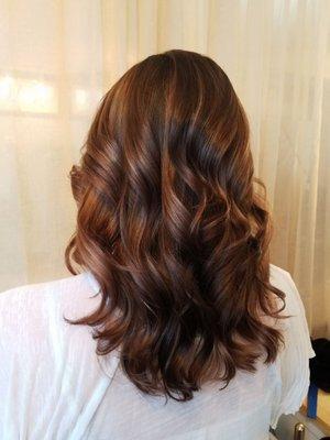 Subtle brunette balayage by Ally Markowski