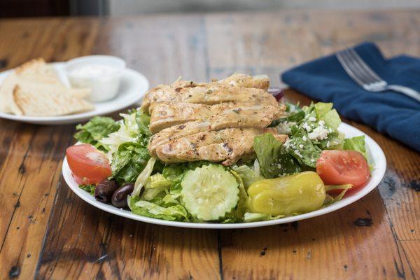 Greek Salad with Chicken