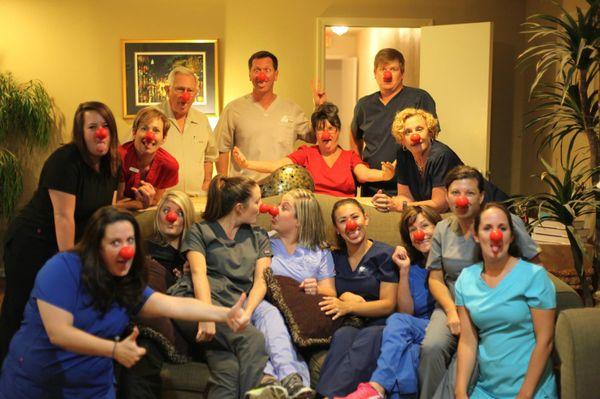 Red Nose Day at GCDC! Love our team!