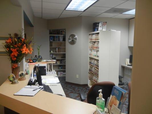 Front desk area is open and staff is extremely responsive to patients needs.