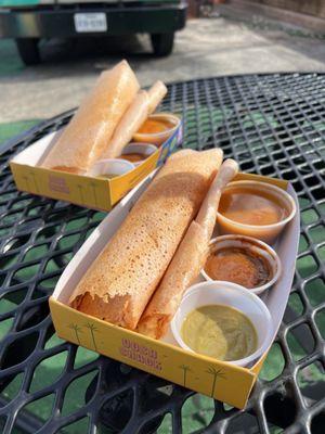 The Classic Dosa Peppy Paneer Dosa  @littlebitesatx on IG