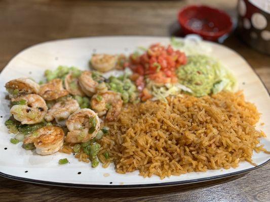 Shrimp mojo de ajo