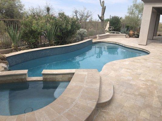 Pool tile repair in Scottsdale Arizona