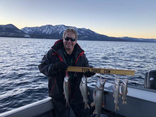 Caught 5 lake trout that made excellent fish tacos!