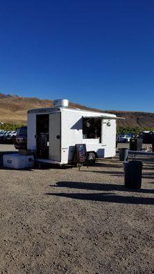 Catering trailer if you are hungry