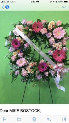 Funeral arrangement