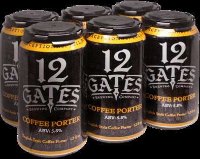 Coffee Porter from 12 Gates Brewing Company available on TapRm!