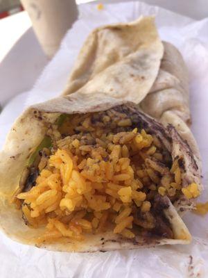 Burrito el pastor (pork)