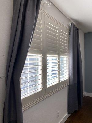 Master bedroom shutters