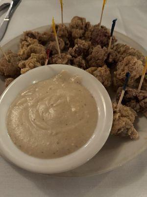 Livers & gizzards with gravy