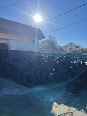 We provide different tire sizes.