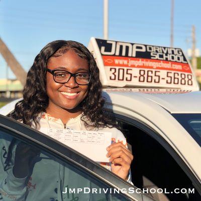 Samari is another happy customer passing the #drivingexam with #jmpdrivingschool.  You can be the next one. https://linktr.ee/JMPdriving