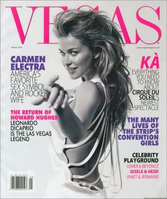 TRIM Work: Carmen Electra for Vegas Magazine. Photo by Robert Ascroft.