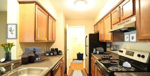 2 bed 2 bath Alley style Kitchen