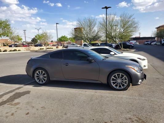 Got my car tinted on ceramic tint all around. Great price and quality product. The employees were very helpful